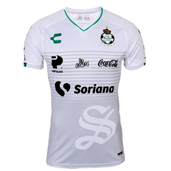 Camiseta Santos Laguna Tercera 2018-2019 Blanco